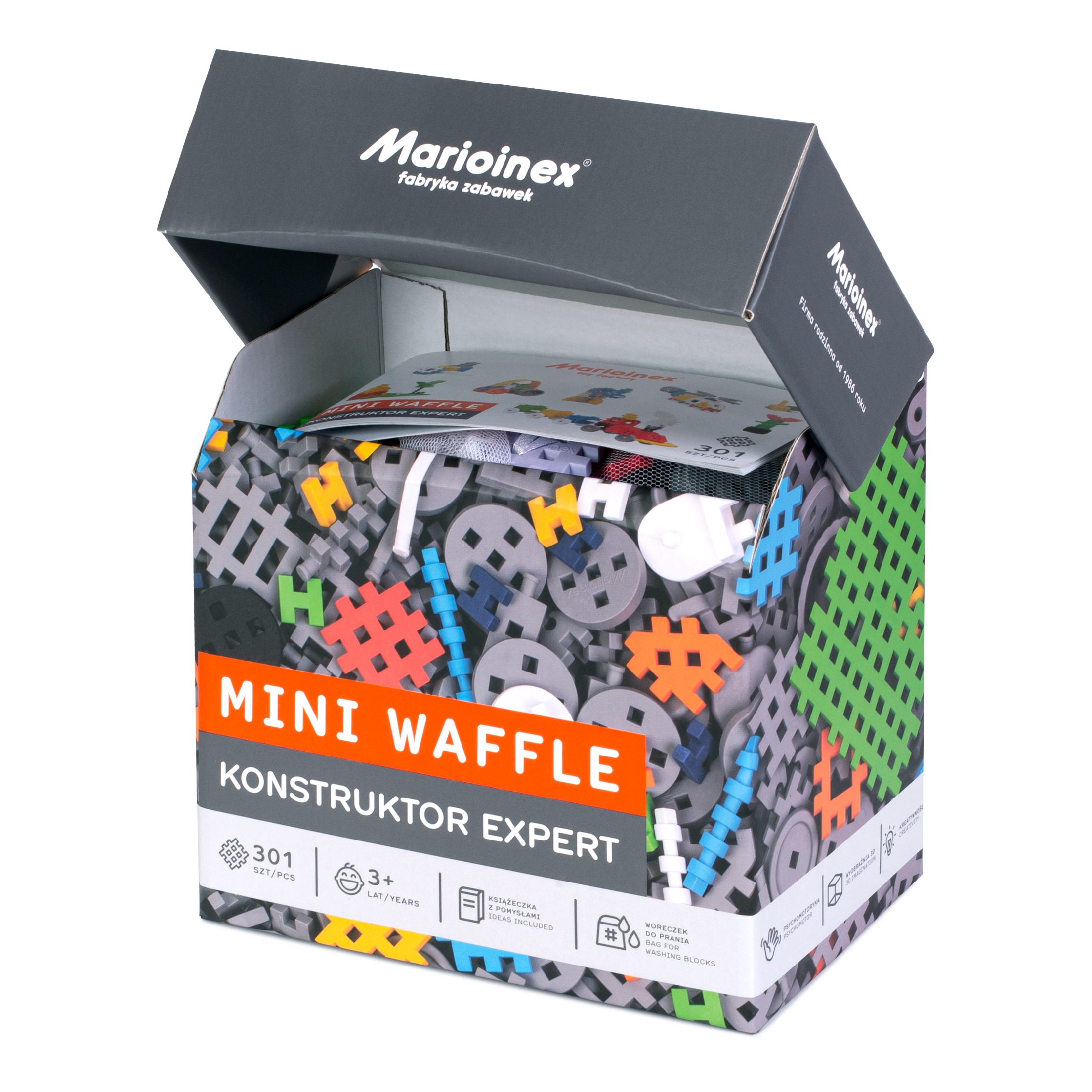 Marioinex_MiniWaffle_Konstruktor_Expert_301_Opakowanie_otwarte_Foto_А